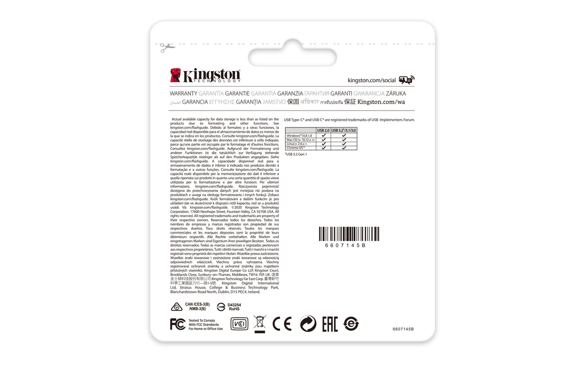 KINGSTON 256Go DataTraveler 70 USB-C 3.2 Gen 1