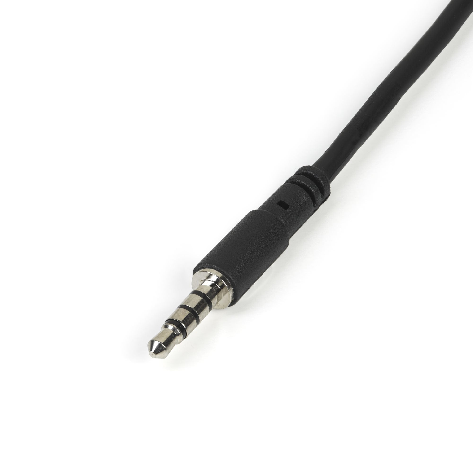 Headset adapter with headphone/mic plugs