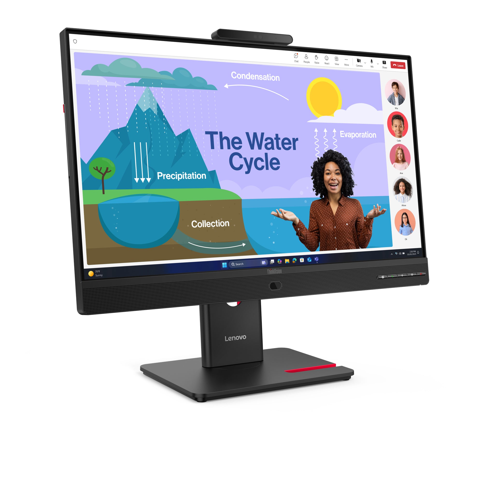 LENOVO ThinkVision T24D-4v 23.8p IPS FHD 16:9 120Hz 250 cd/m2 4ms HDMI DP USB 3.2. G1 Type-C