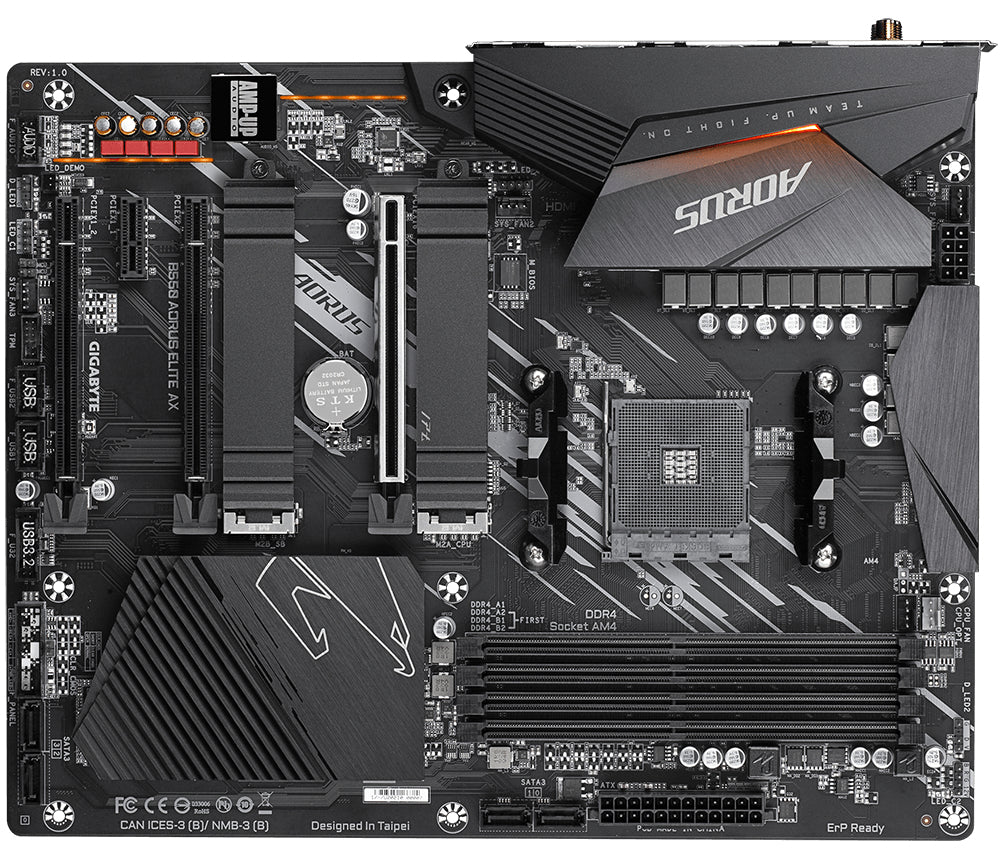 Gigabyte B550 AORUS ELITE AX carte mere AMD B550 Emplacement AM4 ATX