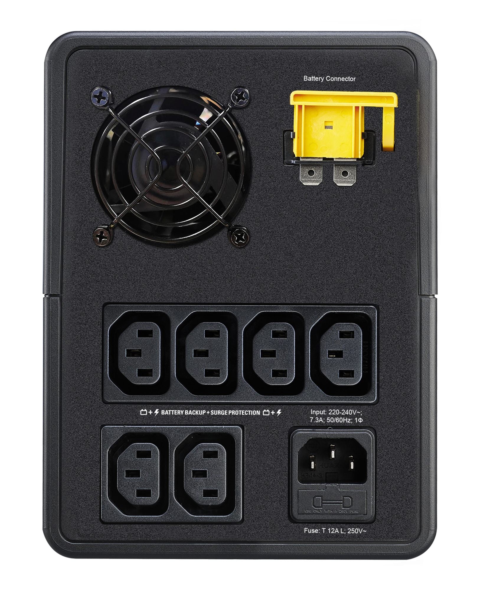 APC Easy UPS BVX Series BVX1600LI UPS AC 220-240V 900Watt 1600VA 7Ah output connectors 6