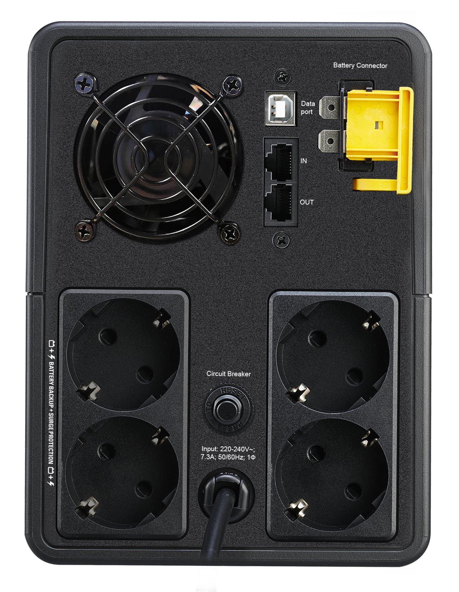 APC BX1600MI-GR alimentation d'énergie non interruptible Interactivité de ligne 1,6 kVA 900 W 4 sortie(s) CA
