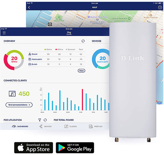 Wireless AC1300 Wave 2 Outdoor Cloud Man