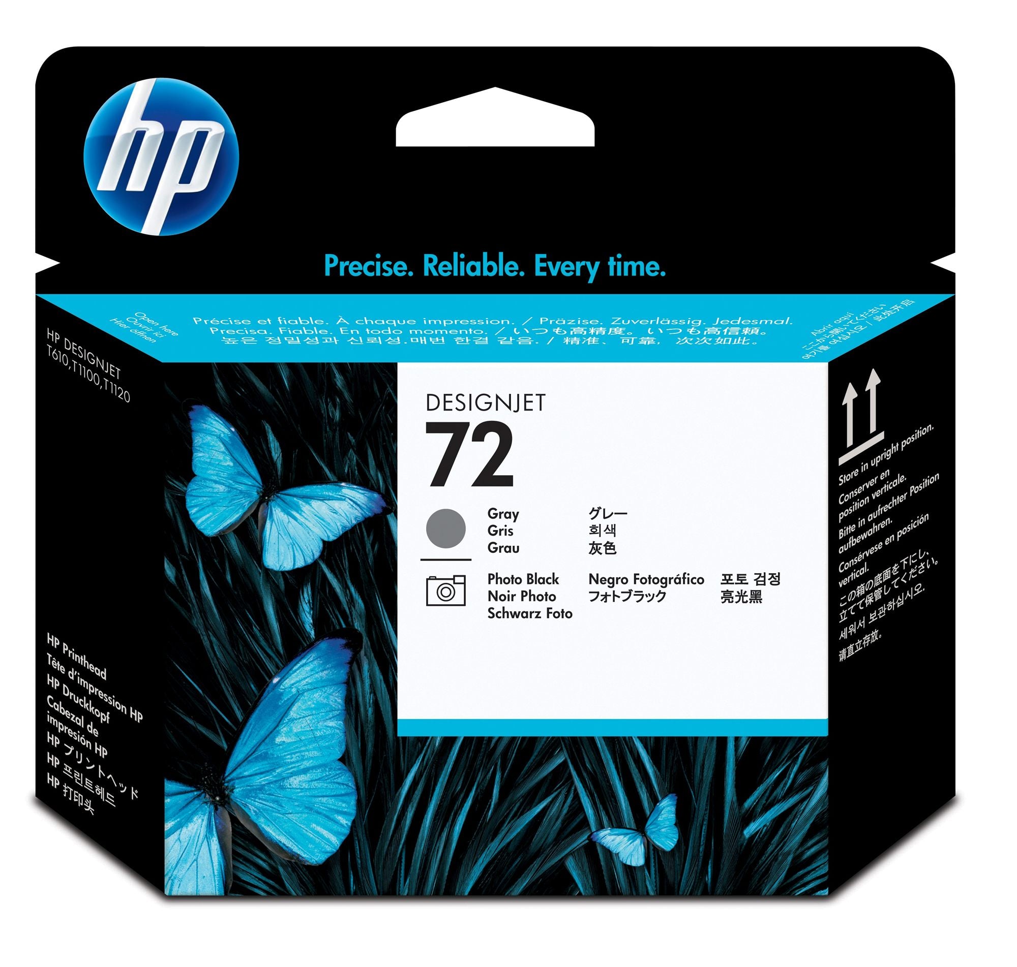 HP 72 original printhead C9380A grey and photo black standard capacity 1-pack