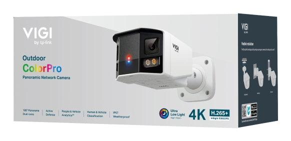 TP-LINK VIGI Outdoor IP Security Camera 5456 x 1520 pixels Wall