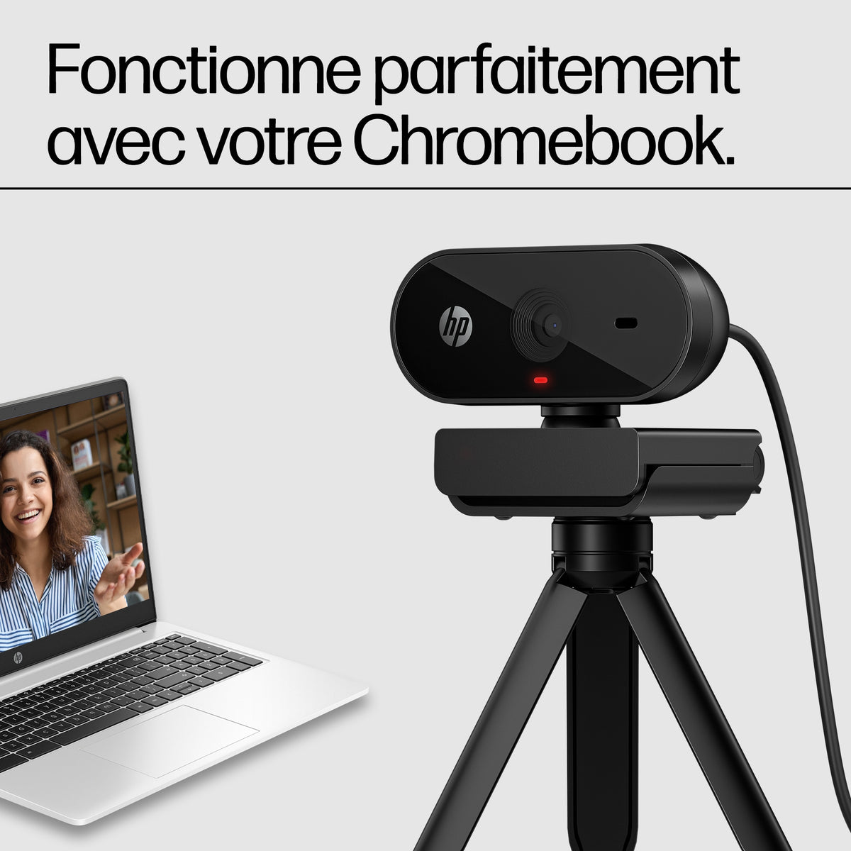 HP 320 FHD webcam 1920 x 1080 pixels USB Noir