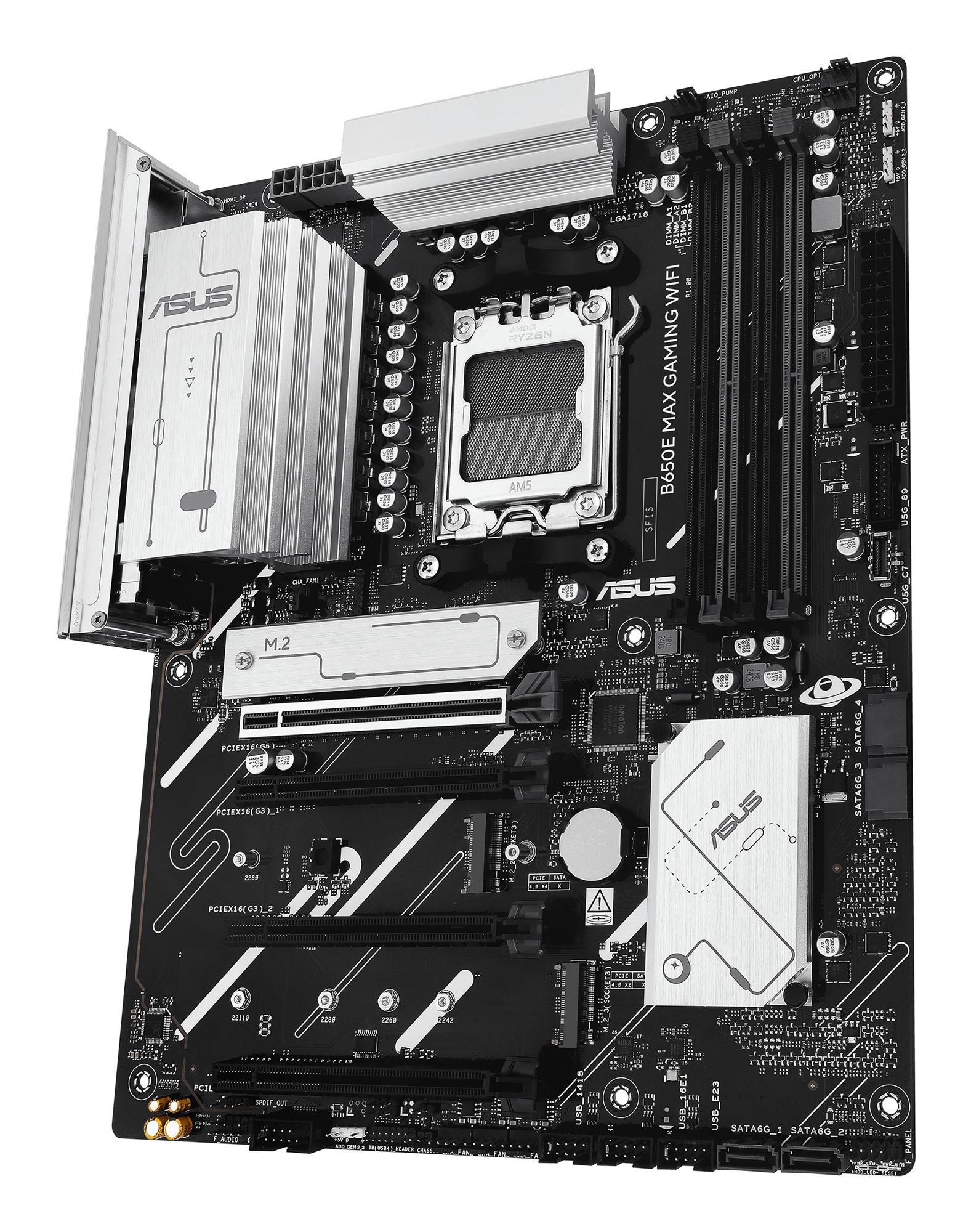 ASUS B650E MAX GAMING WIFI AMD B650 DDR5 ATX motherboard 1xHDMI 1xDP 3xM.2 4xSATA