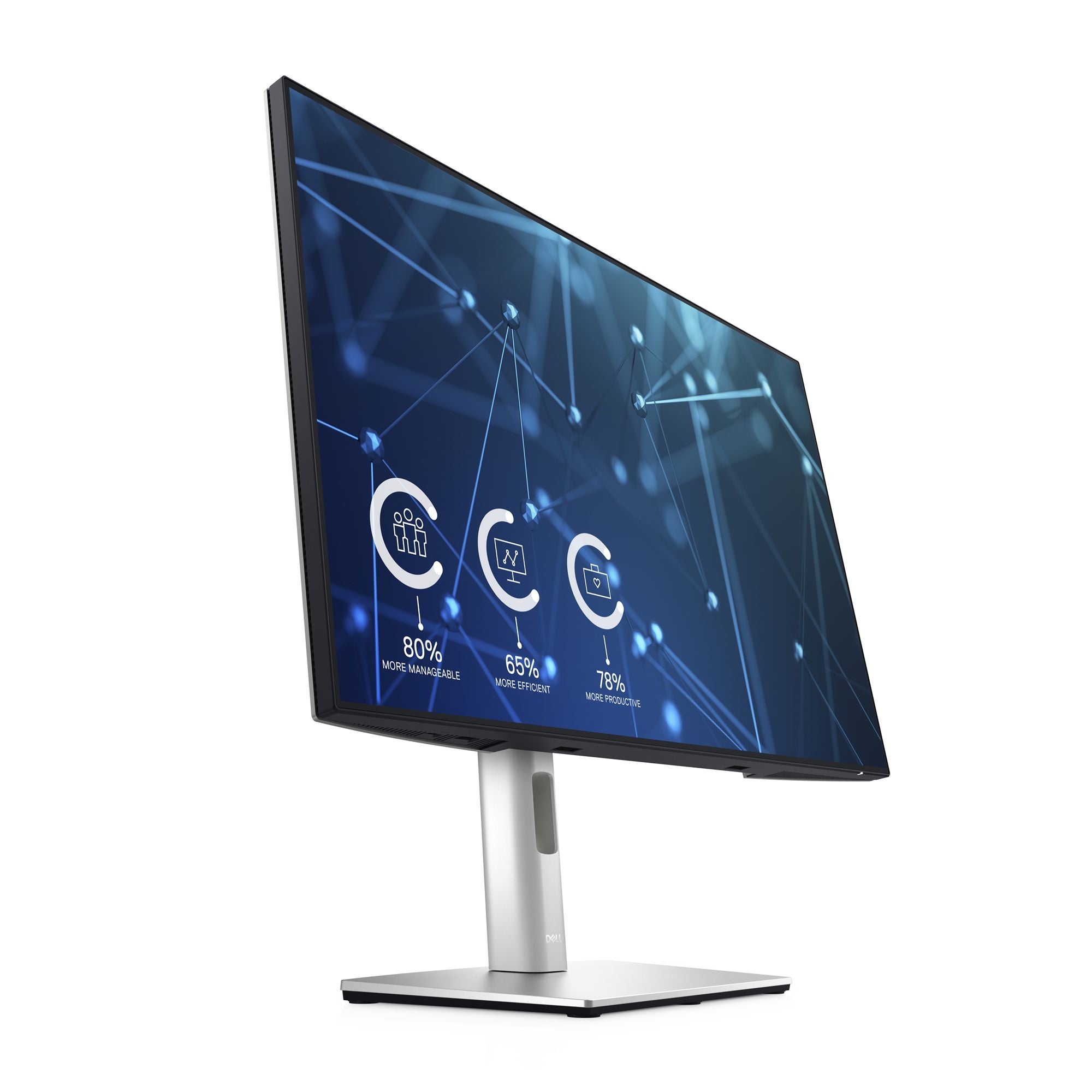 "DELL UltraSharp U2421E 61,2 cm (24.1"") 1920 x 1200 pixels WUXGA LCD Noir, Argent"