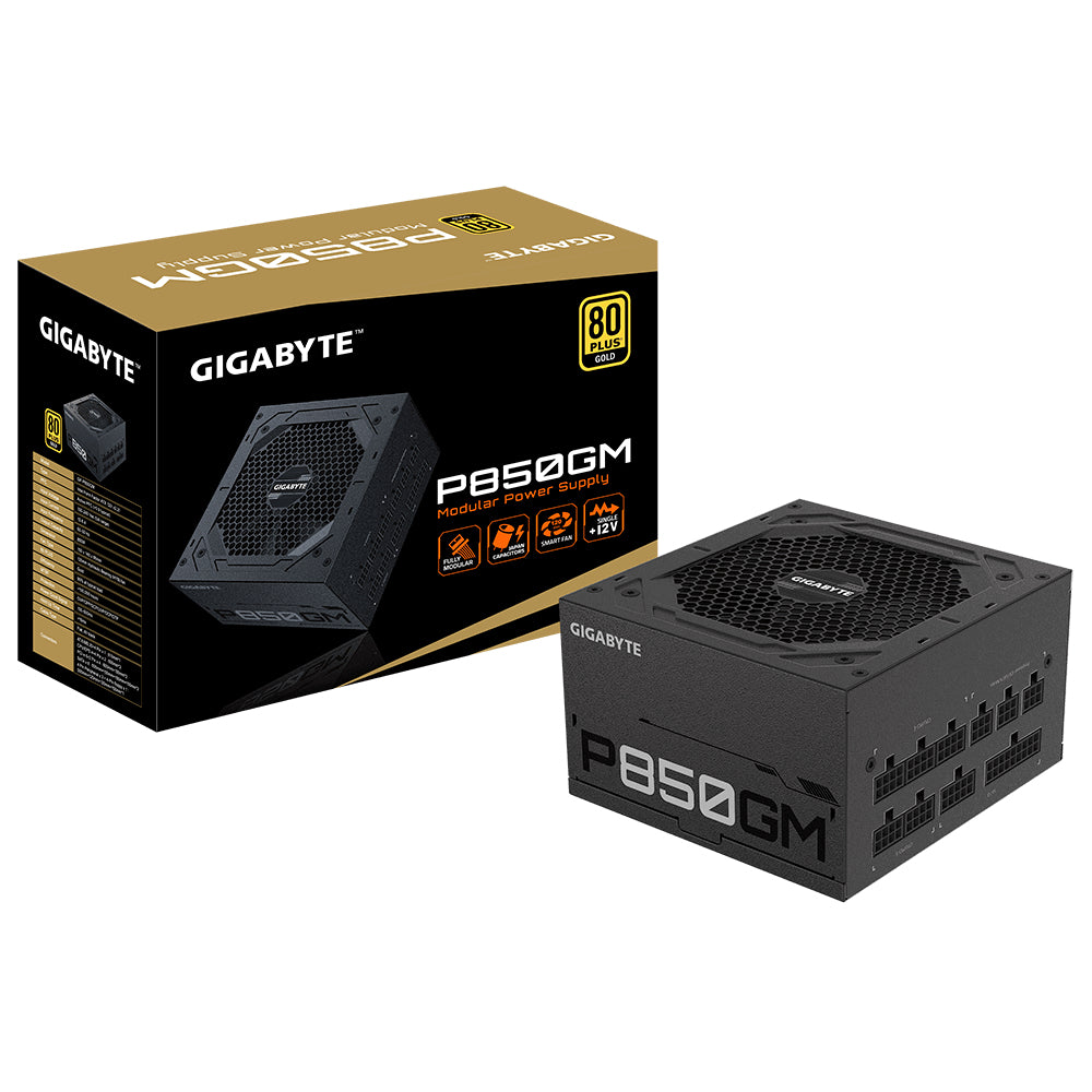 Gigabyte P850GM - 850 W - 100 - 240 V - 50 - 60 Hz - 12 A - 6 A - Actif