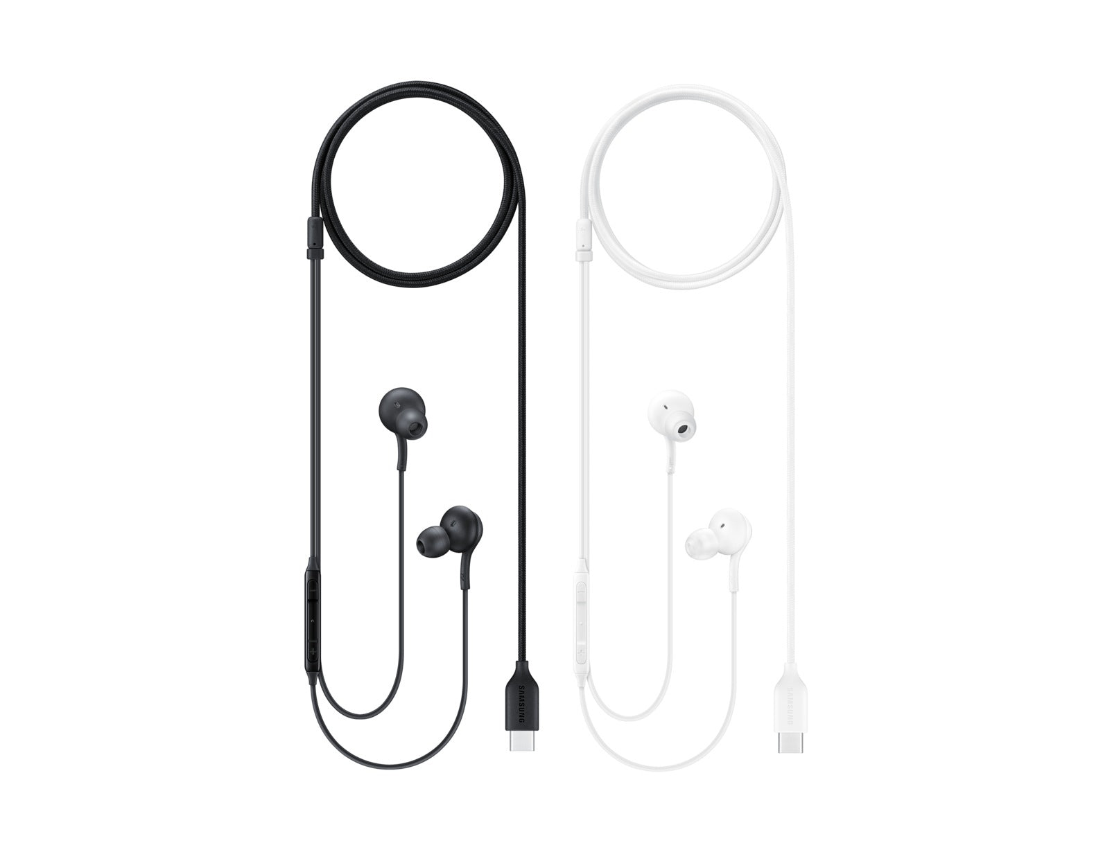Samsung EO-IC100BBEGEU - Écouteur AKG Intra Auriculaire - Connecteur Type C, Noir, Télécommande (Emballage Original)