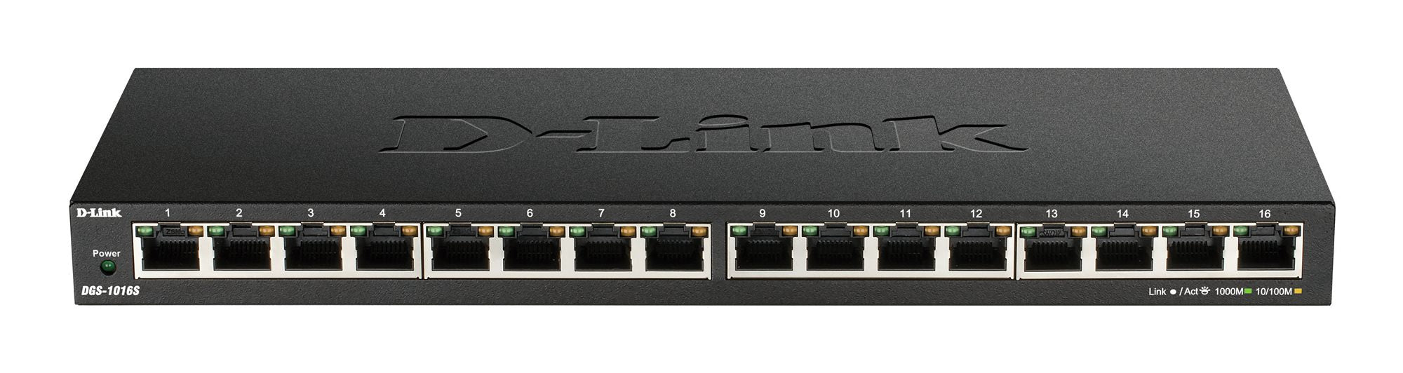 16-Port 10/100/1000Mbps Unmanaged Gigabi