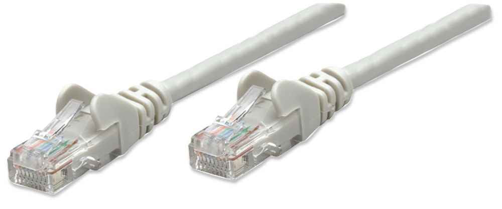 Intellinet 15m, Cat 5e UTP câble de réseau Gris Cat5e U/UTP (UTP)