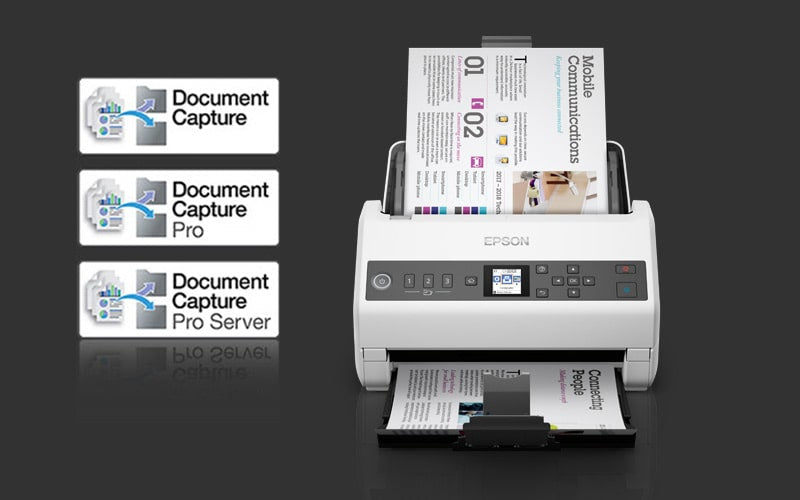 EPSON WorkForce DS-730N business scanner 600dpi
