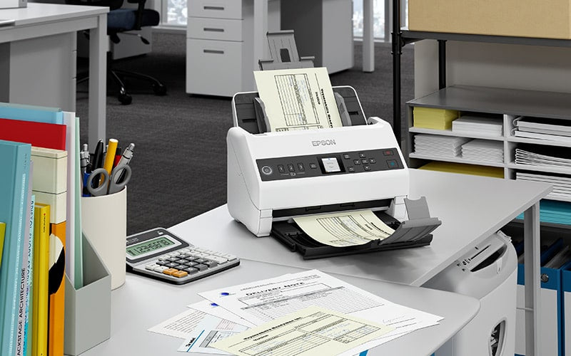 EPSON WorkForce DS-730N business scanner 600dpi