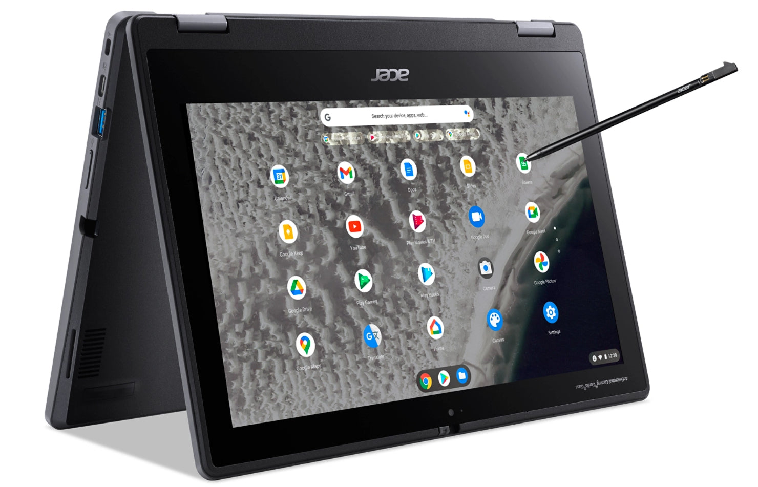 Portable Acer Chromebook Spin 511 Noir R753TN-C363 Intel Celeron N4500 4Go 32 Go