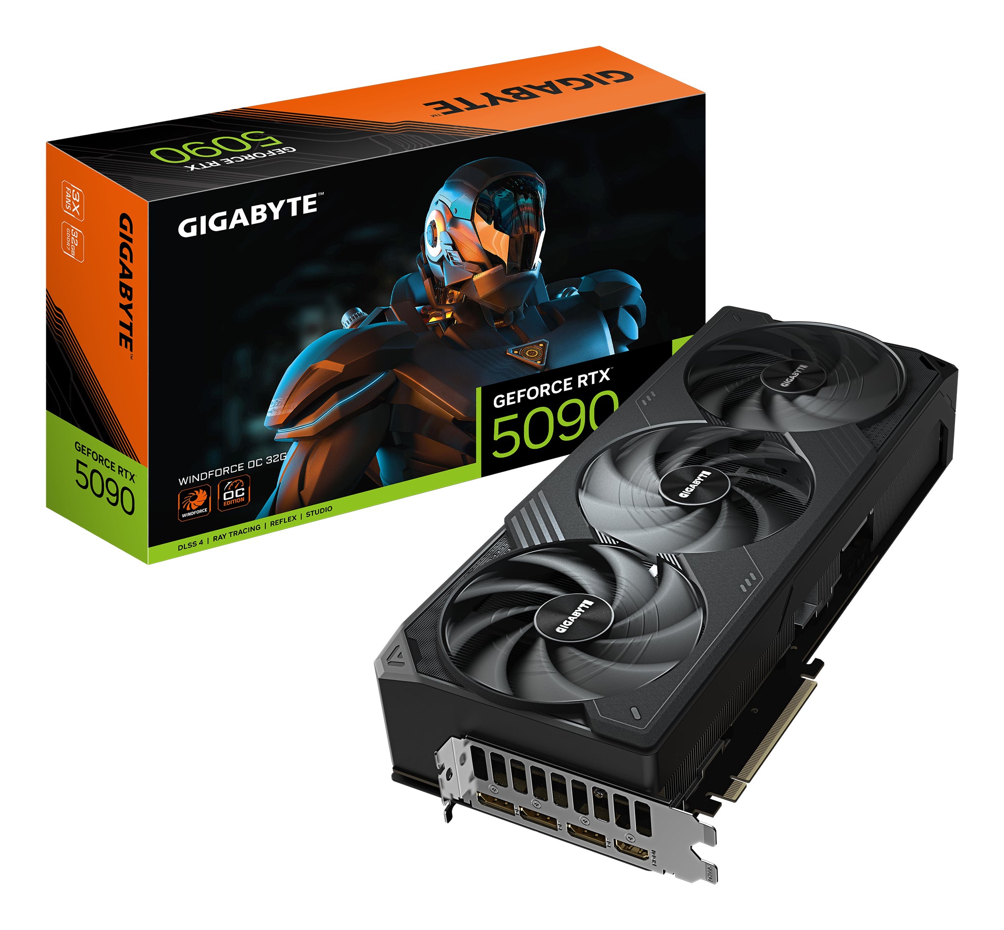 GIGABYTE GeForce RTX 5090 WINDFORCE OC 32G NVIDIA 32 Go GDDR7