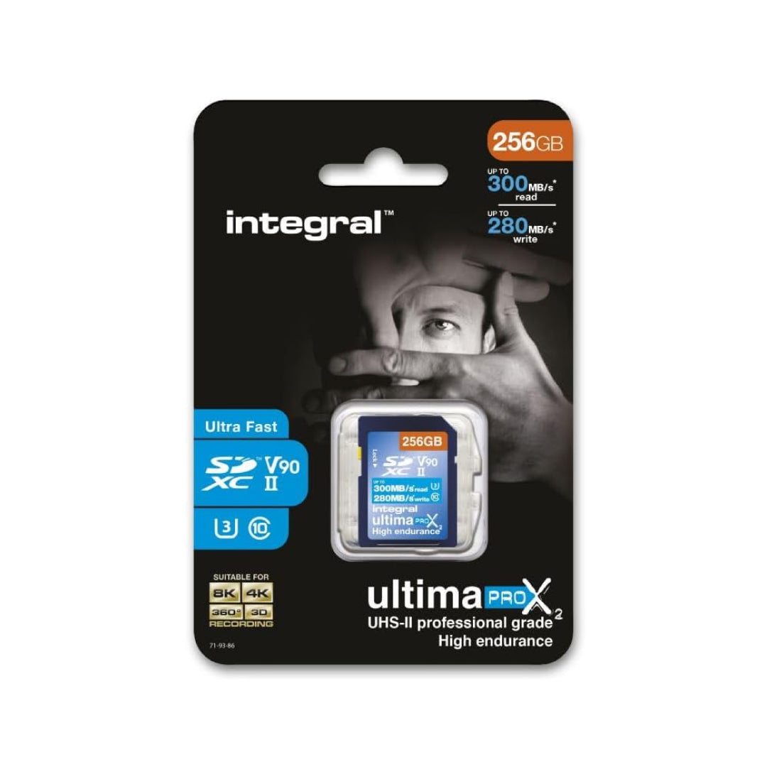 256GB SDXC UHS-II U3 CL10 V90 300MB/s