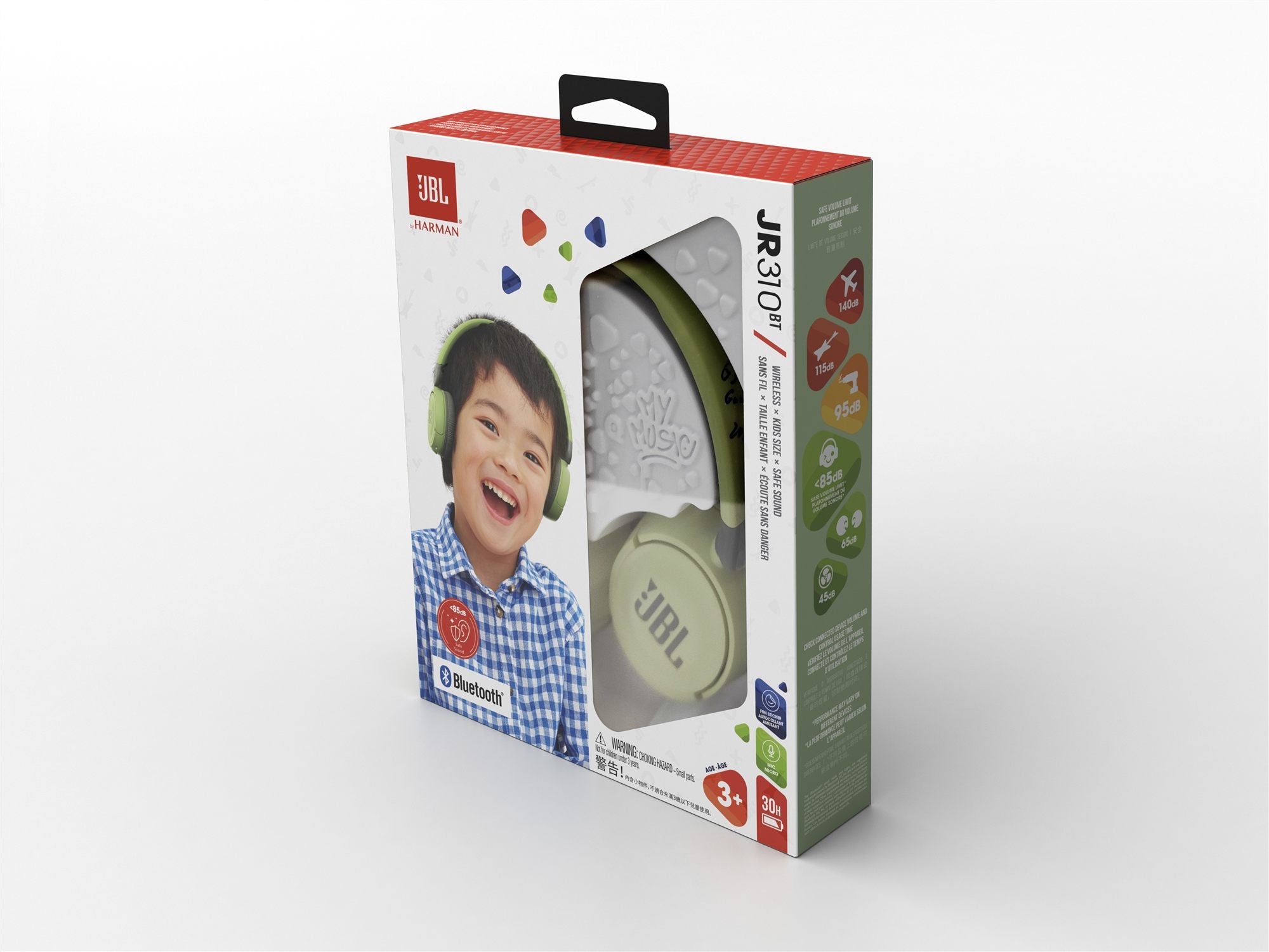JBL JR310BT Vert