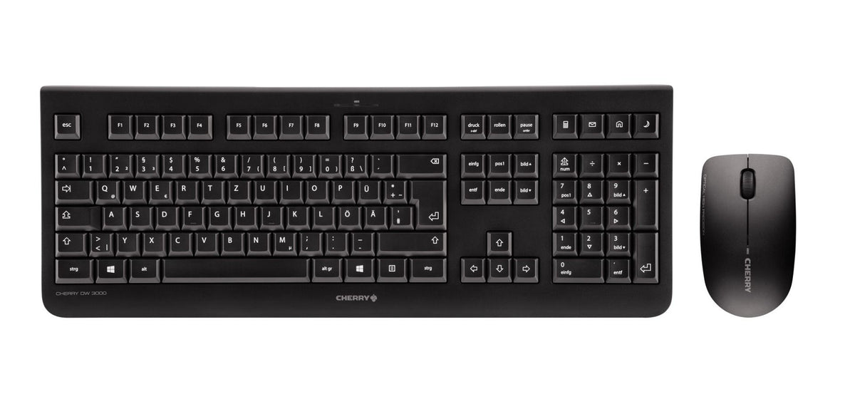 CHERRY Pack clavier & souris DW 3000 Sans fil noir SP