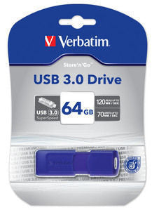 USB Stick 3.0 DRIVE 64GB blue Store nGo