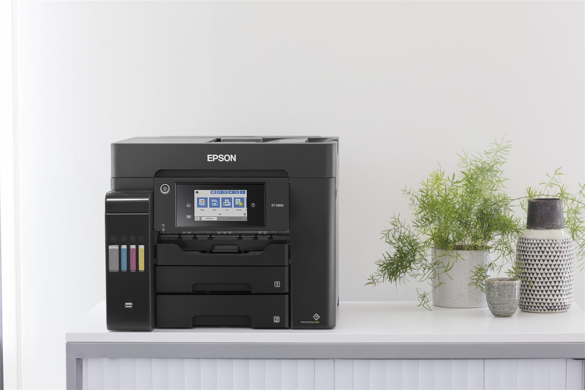 Epson EcoTank L6550 - appareil tout-en-un d'impression - impression, numérisation, copie, fax 4800 x 2400 DPI A4 25ppm Wi-Fi AirPrint