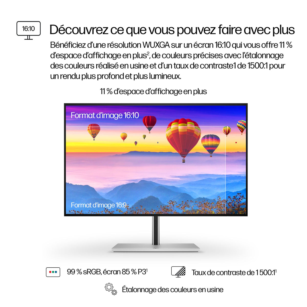 "HP Series 7 Pro 724pu écran plat de PC 61 cm (24"") 1920 x 1200 pixels LCD Argent"