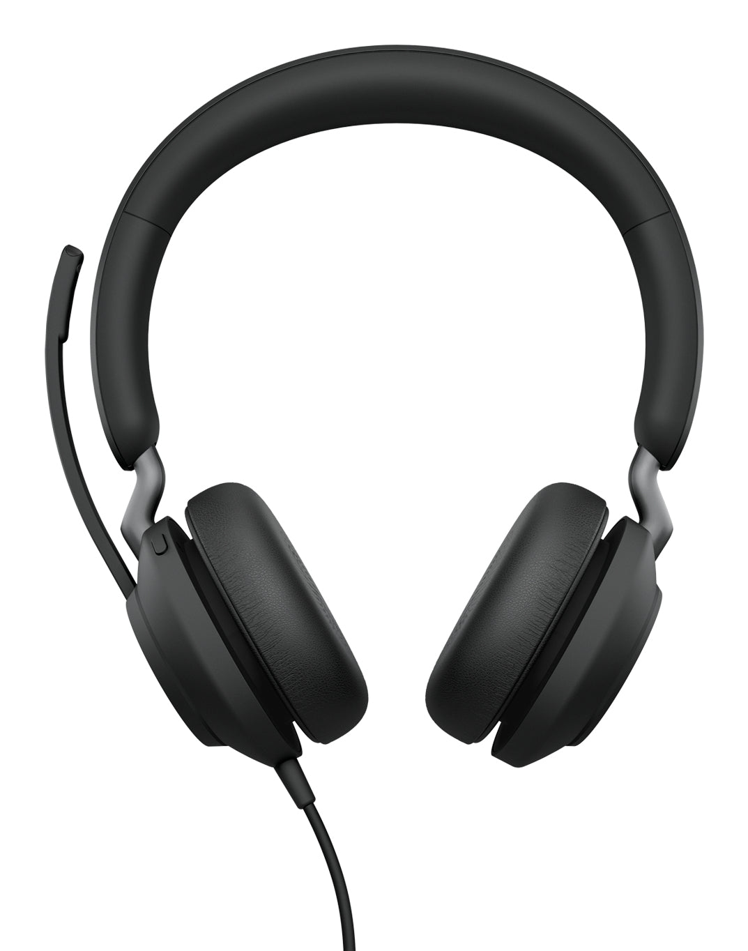 Jabra Evolve2 40, MS Stereo Casque Avec fil Arceau Bureau/Centre d'appels USB Type-A Bluetooth Noir