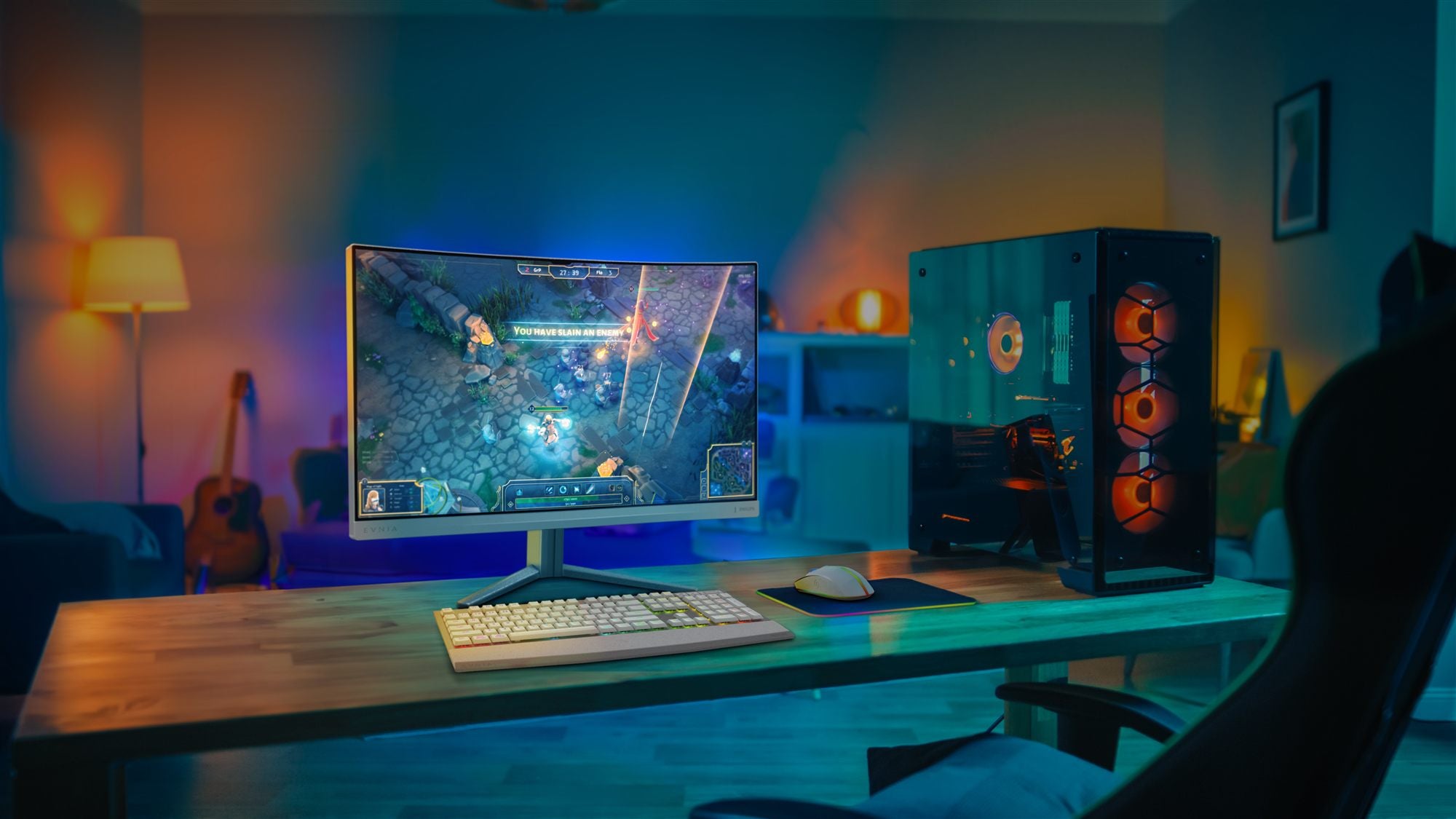 PHILIPS 27M2C5501/00 27p Curved Gaming Monitor 2560x1440 180Hz 1ms 2xHDMI DP white