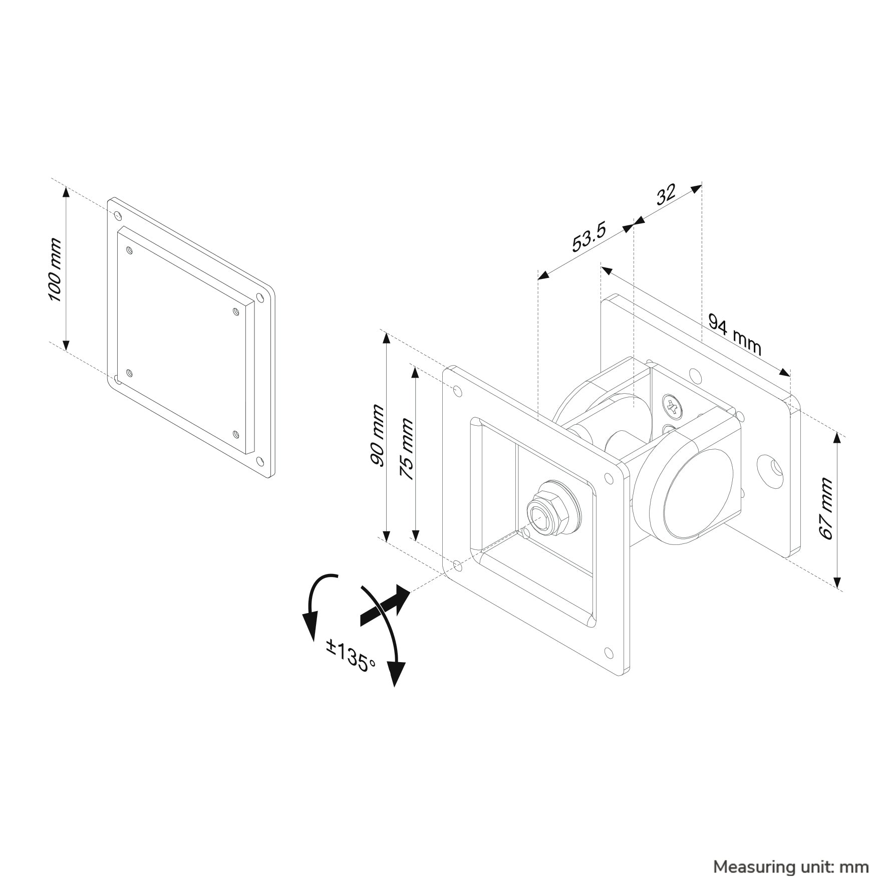 Neomounts FPMA-DTBW100