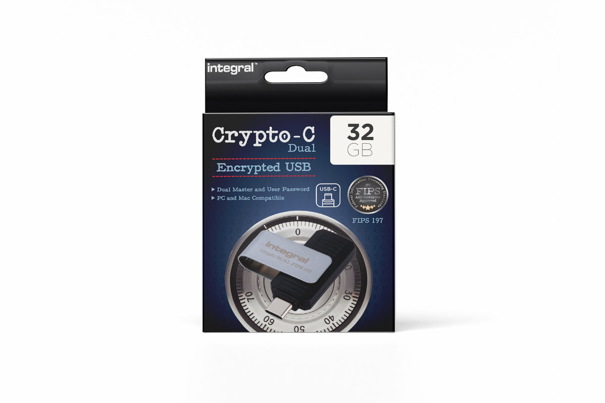 32GB HARDWARE ENCRYPTED USB-C 3.2 GEN1 D