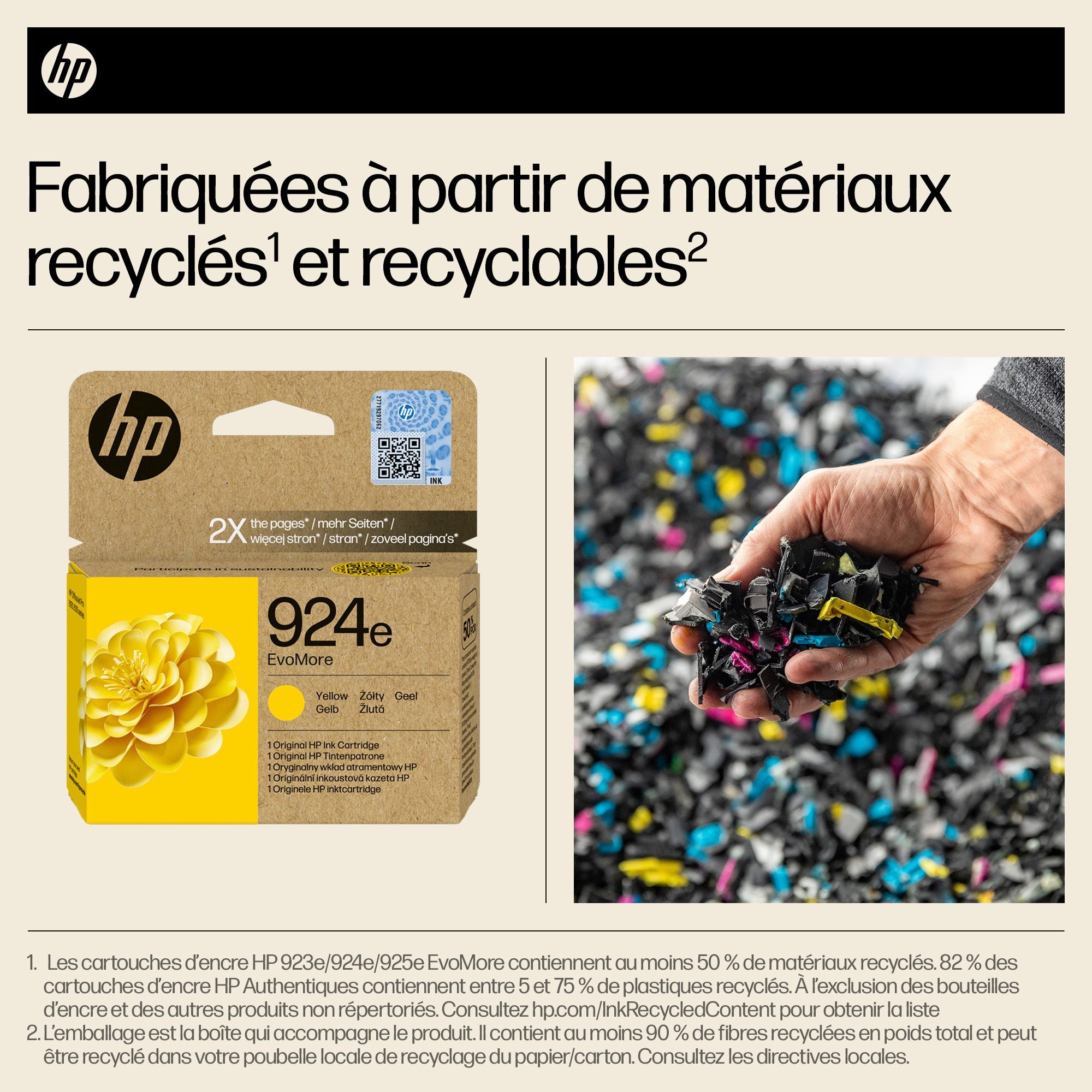 HP 924e EvoMore Yellow Original Ink Cartridge