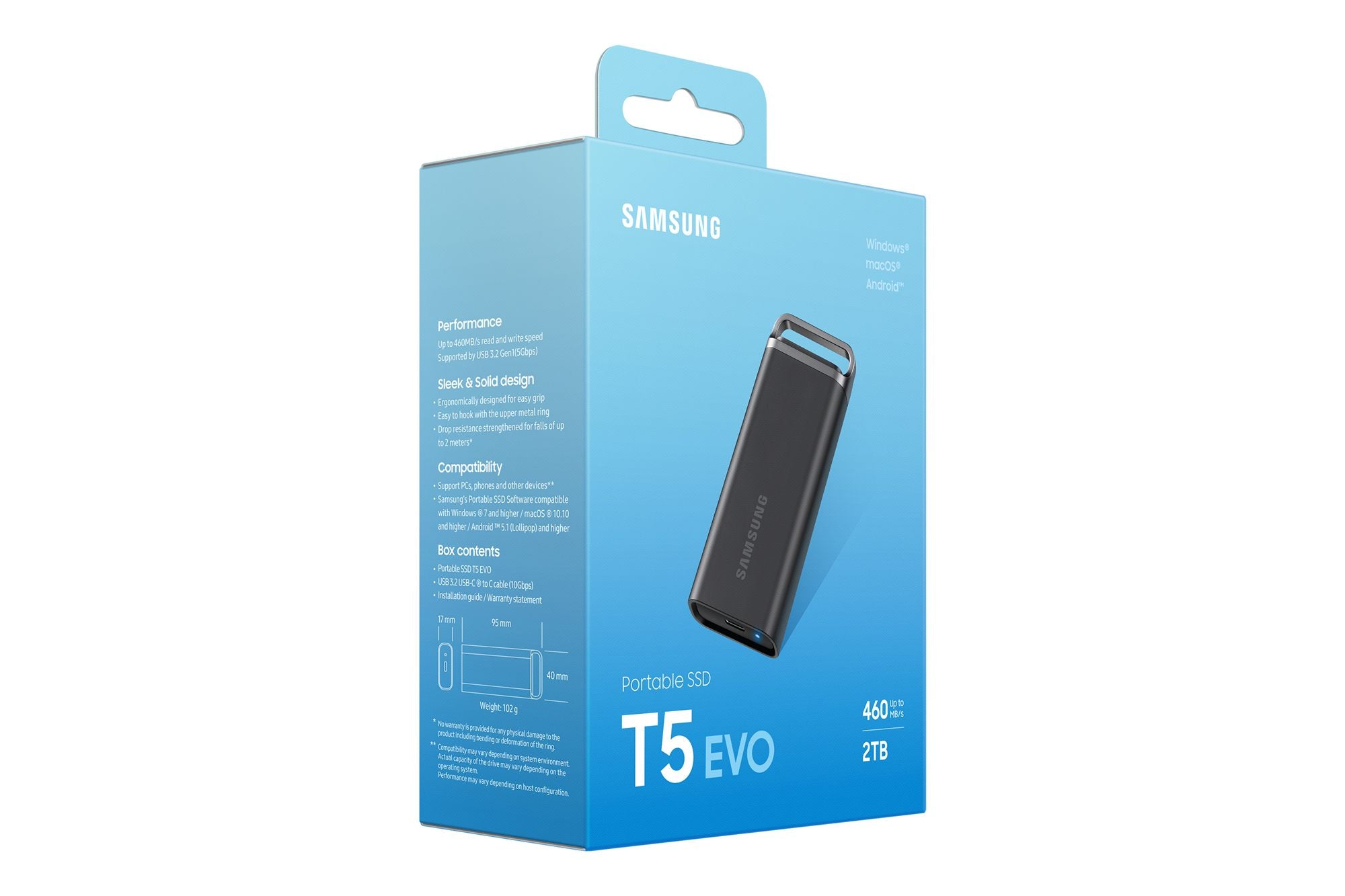 Samsung MU-PH2T0S 2 To 3.2 Gen 1 (3.1 Gen 1) Noir