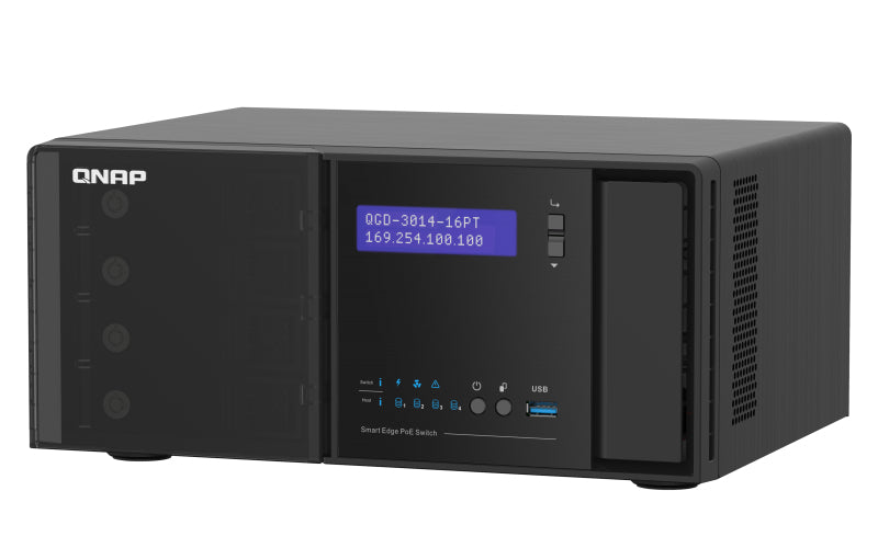 QGD-3014-16PT: 14 1GbE RJ45 PoE ports