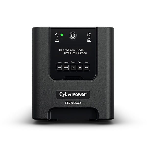 CyberPower PR750ELCDGR alimentation d'énergie non interruptible Interactivité de ligne 0,75 kVA 675 W 4 sortie(s) CA