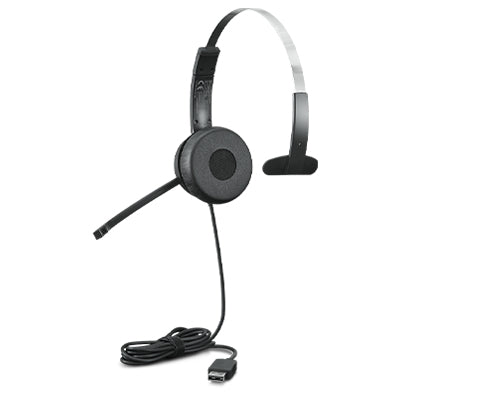 Lenovo 100 Mono Casque Avec fil Arceau Bureau/Centre d'appels USB Type-A Noir