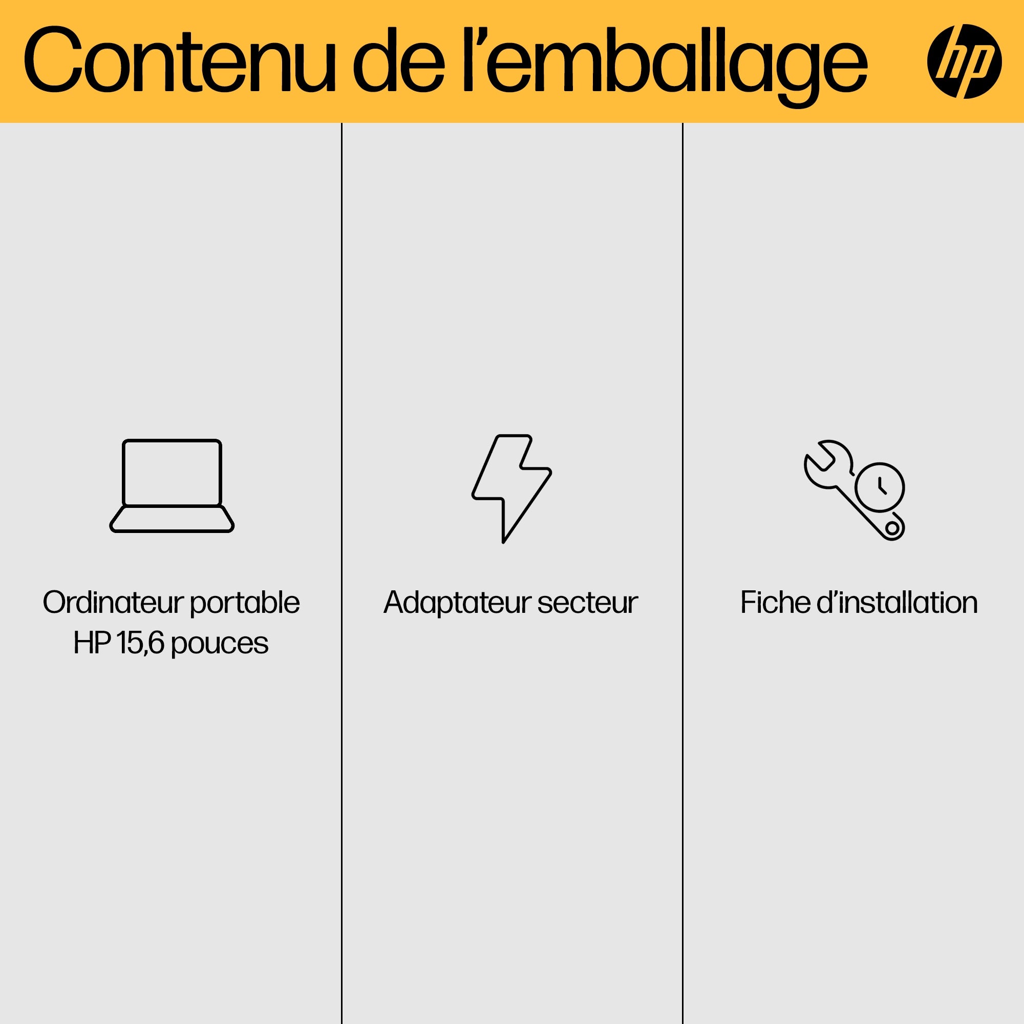Portable HP 15-fc0120nf Ryzen7 5825U 16GB DDR4 512GOSSD AMD Radeon Graphics 15.6