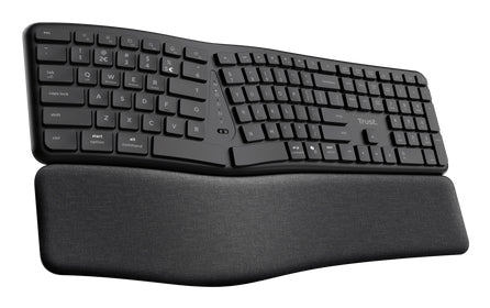 TRUST Clavier sans fil KEYRA ergonomique Bluetooth