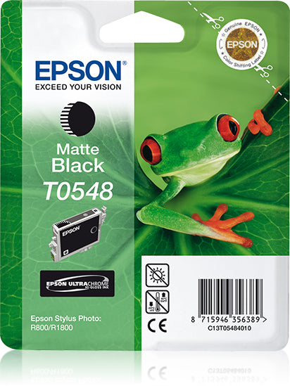 Cartouche EPSON C13T05484010 Sér. GRENOUILLE-Noir Mat Pigme.