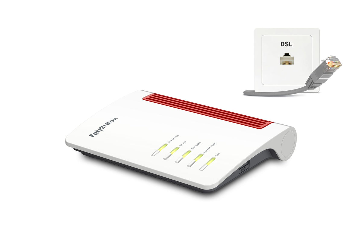 FRITZ!Box 7530 AX routeur sans fil Gigabit Ethernet Bi-bande (2,4 GHz / 5 GHz) 4G Blanc