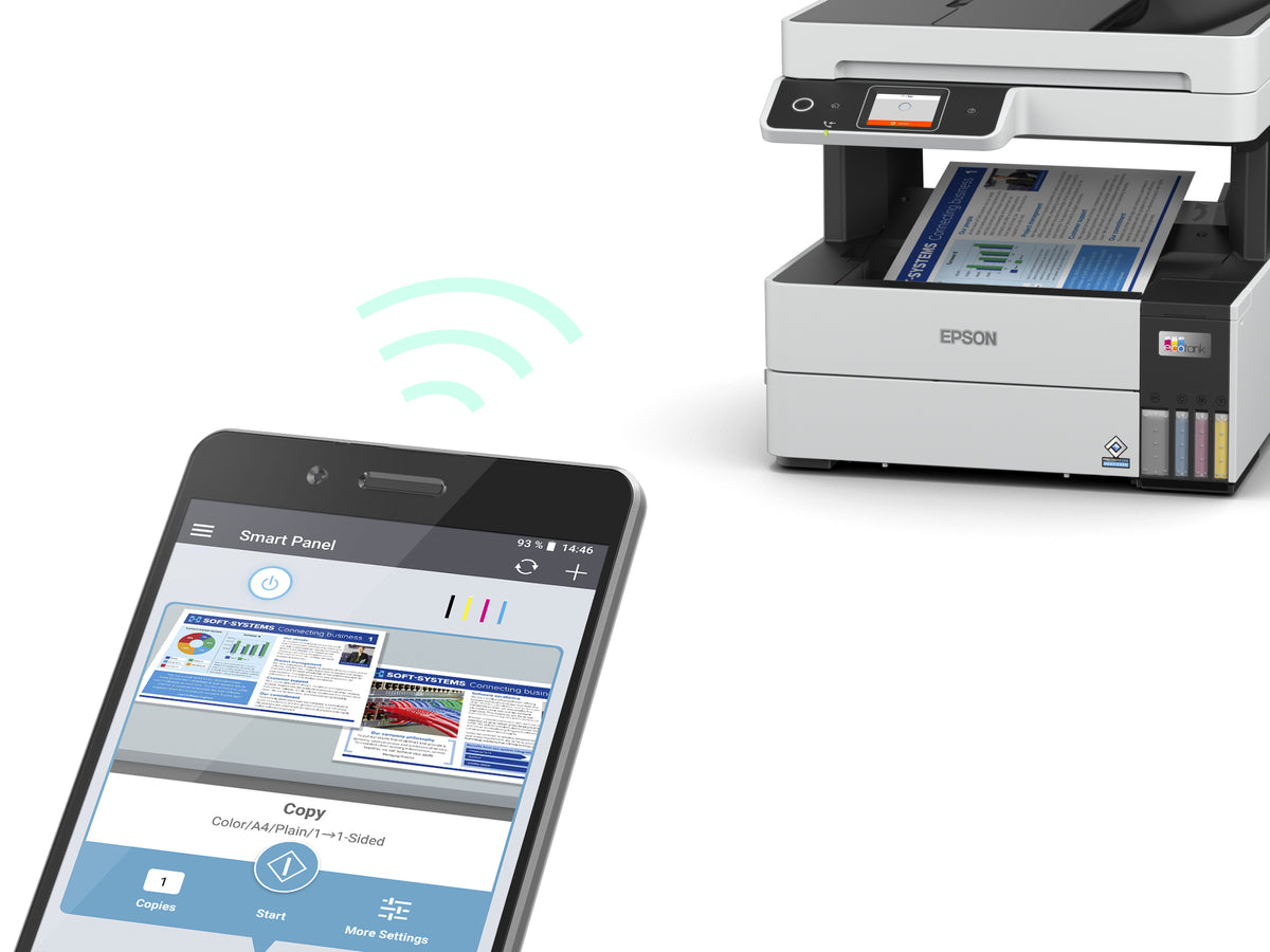 EPSON EcoTank ET-5170 MFP colour ink-jet A4 210x297mm A4 17ppm print 250 sheets USB LAN Wi-Fi