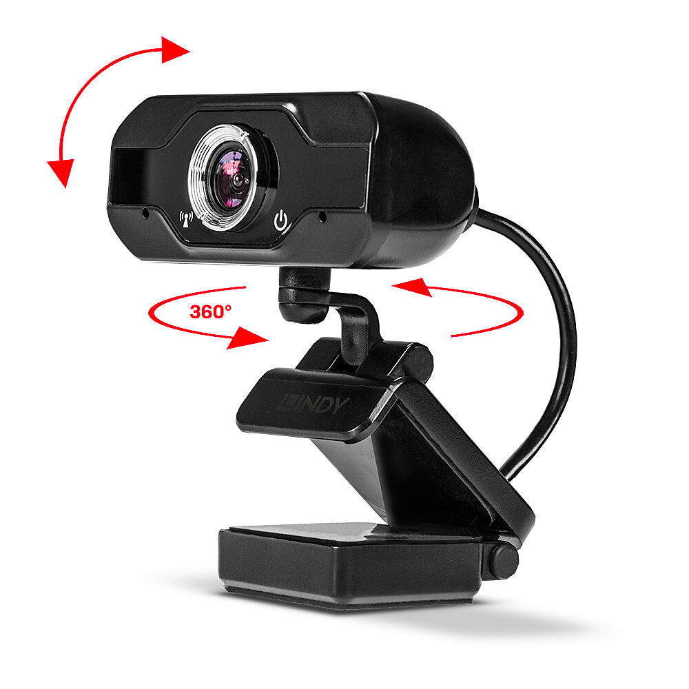 LINDY Full HD 1080p Webcam with Microphone