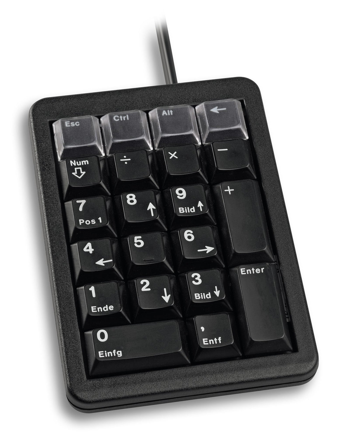 CHERRY KEYPAD G84-4700 Pavé numérique mécanique bas profil 21 touches USB noir Layout Qwerty US