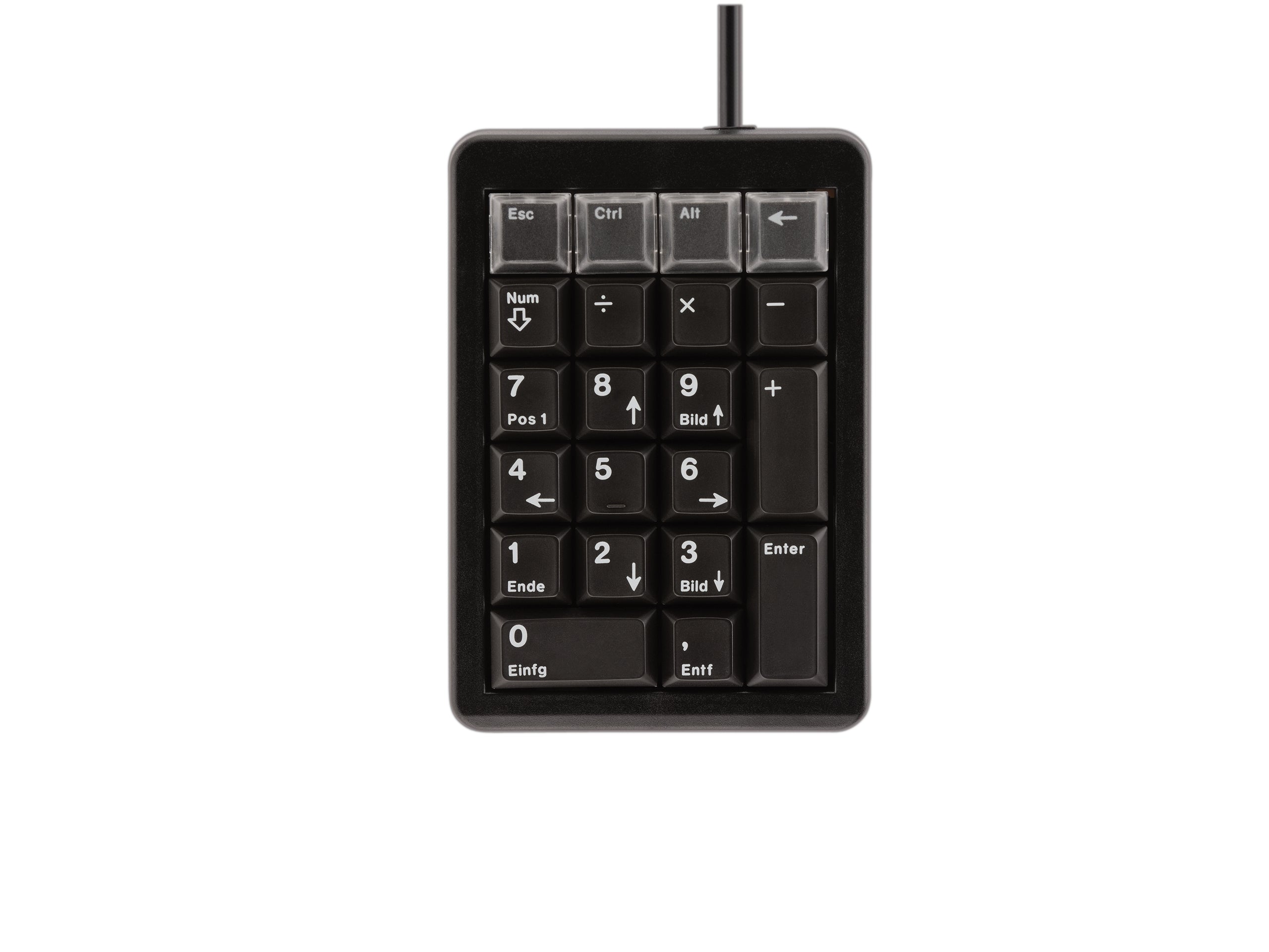 CHERRY KEYPAD G84-4700 Pavé numérique mécanique bas profil 21 touches USB noir Layout Qwerty US
