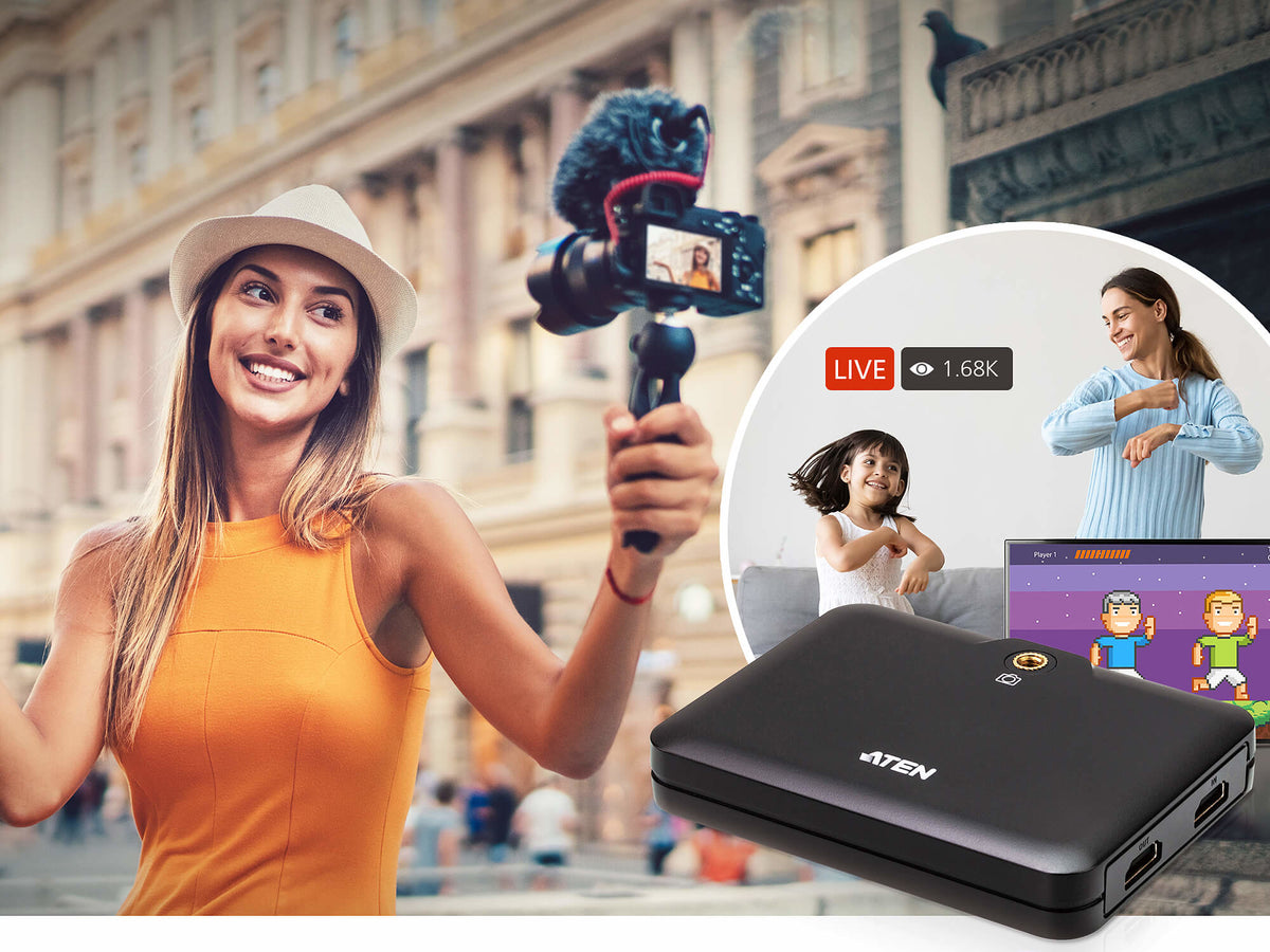 ATEN UC3021 BOITIER ACQUISITION AUTONOME HDMI VERS USB C