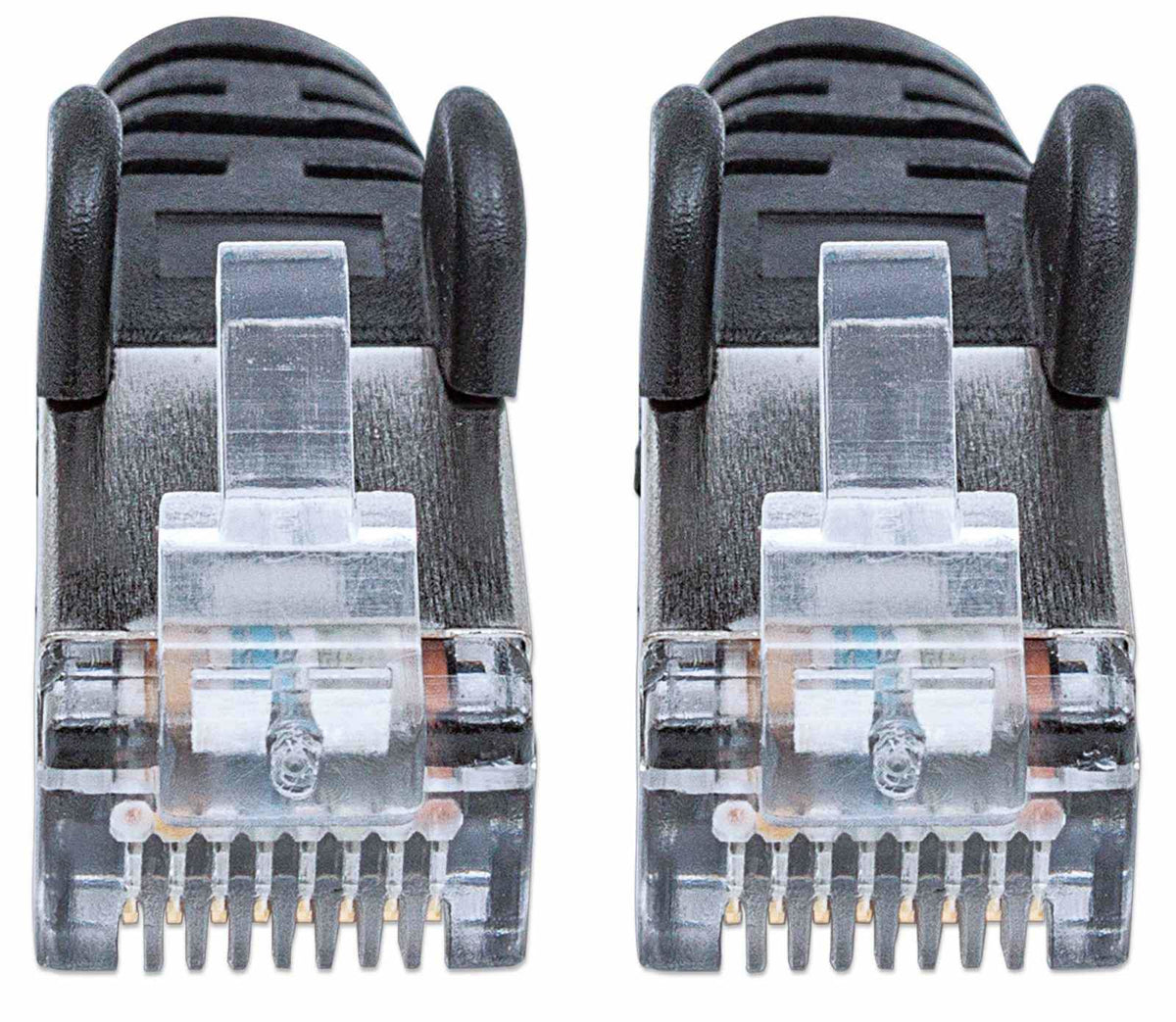 Intellinet 740685 câble de réseau Noir 1 m Cat7 S/FTP (S-STP) Rond
