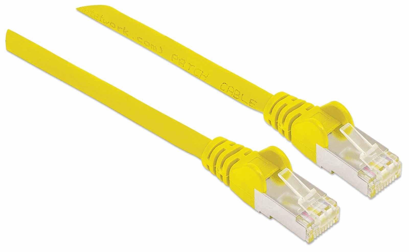 Intellinet 740777 câble de réseau Jaune 1,5 m Cat7 S/FTP (S-STP)