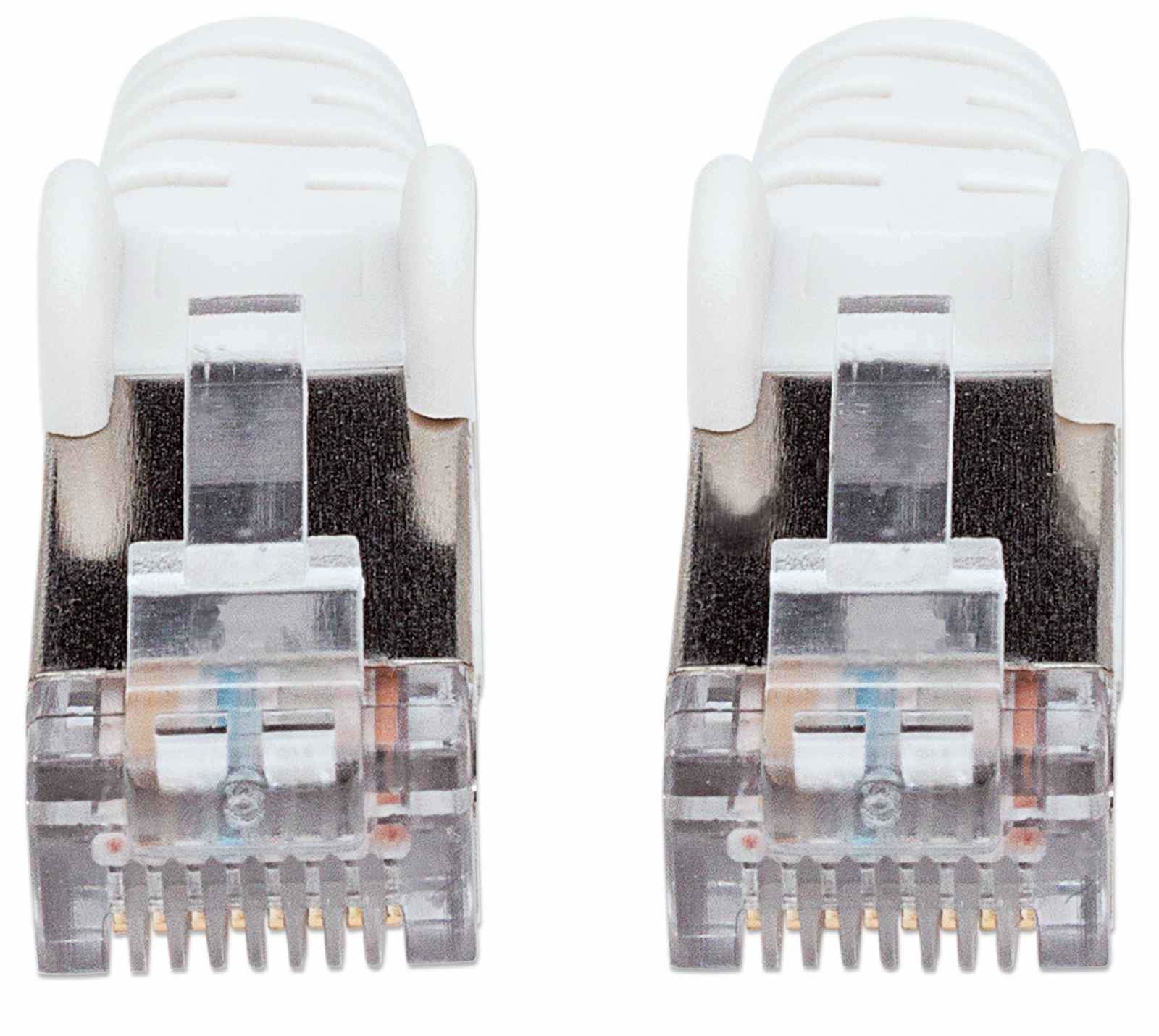 Intellinet 741903 câble de réseau Blanc 0,25 m Cat7 S/FTP (S-STP)