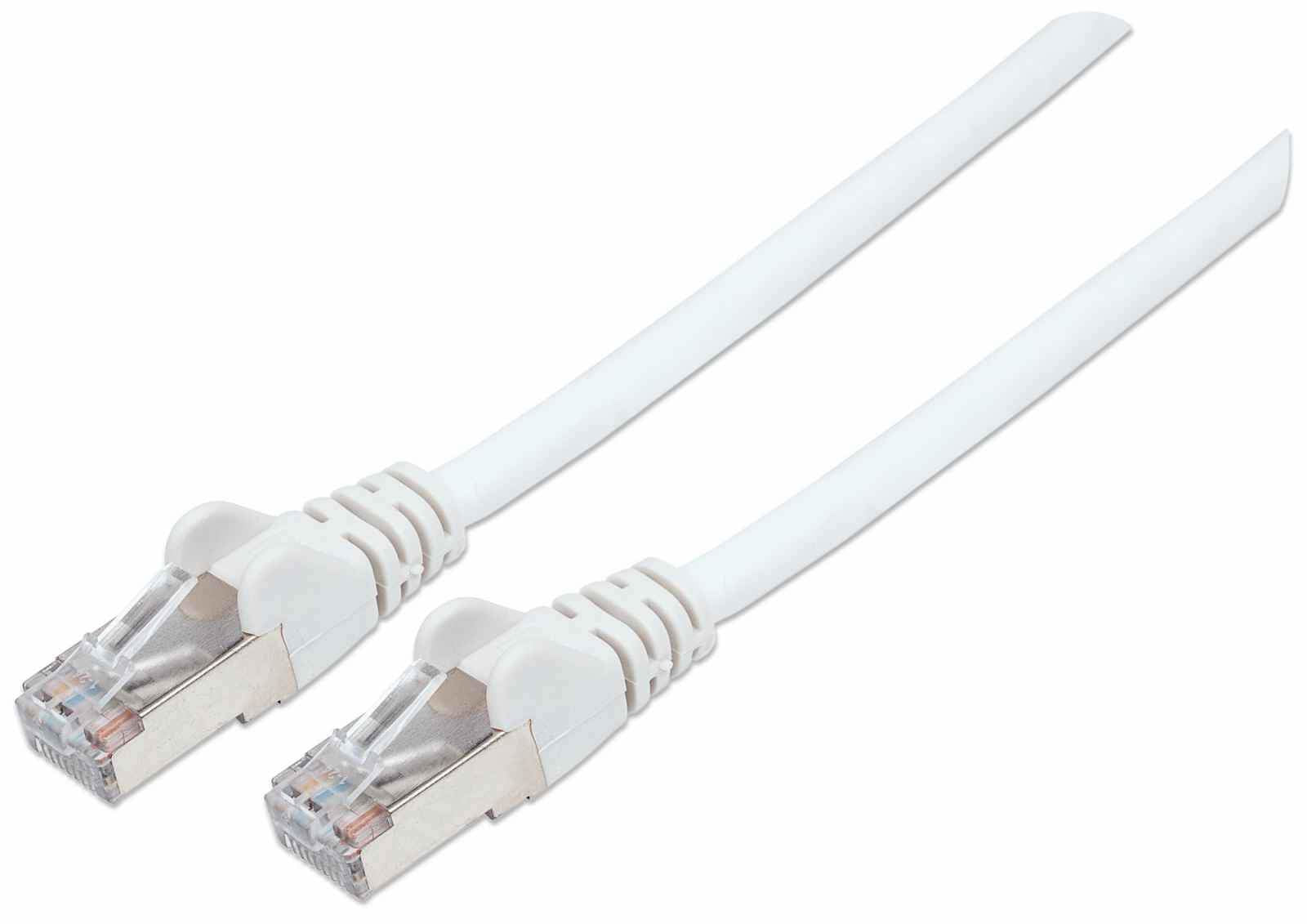 Intellinet 741361 câble de réseau Blanc 1 m Cat7 S/FTP (S-STP)