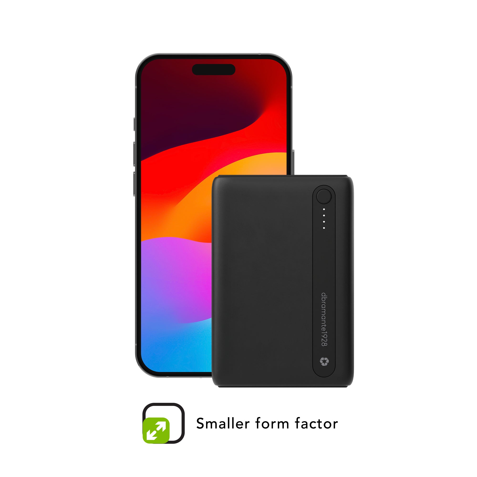 re-charge Power Bank 5.000mAh Black