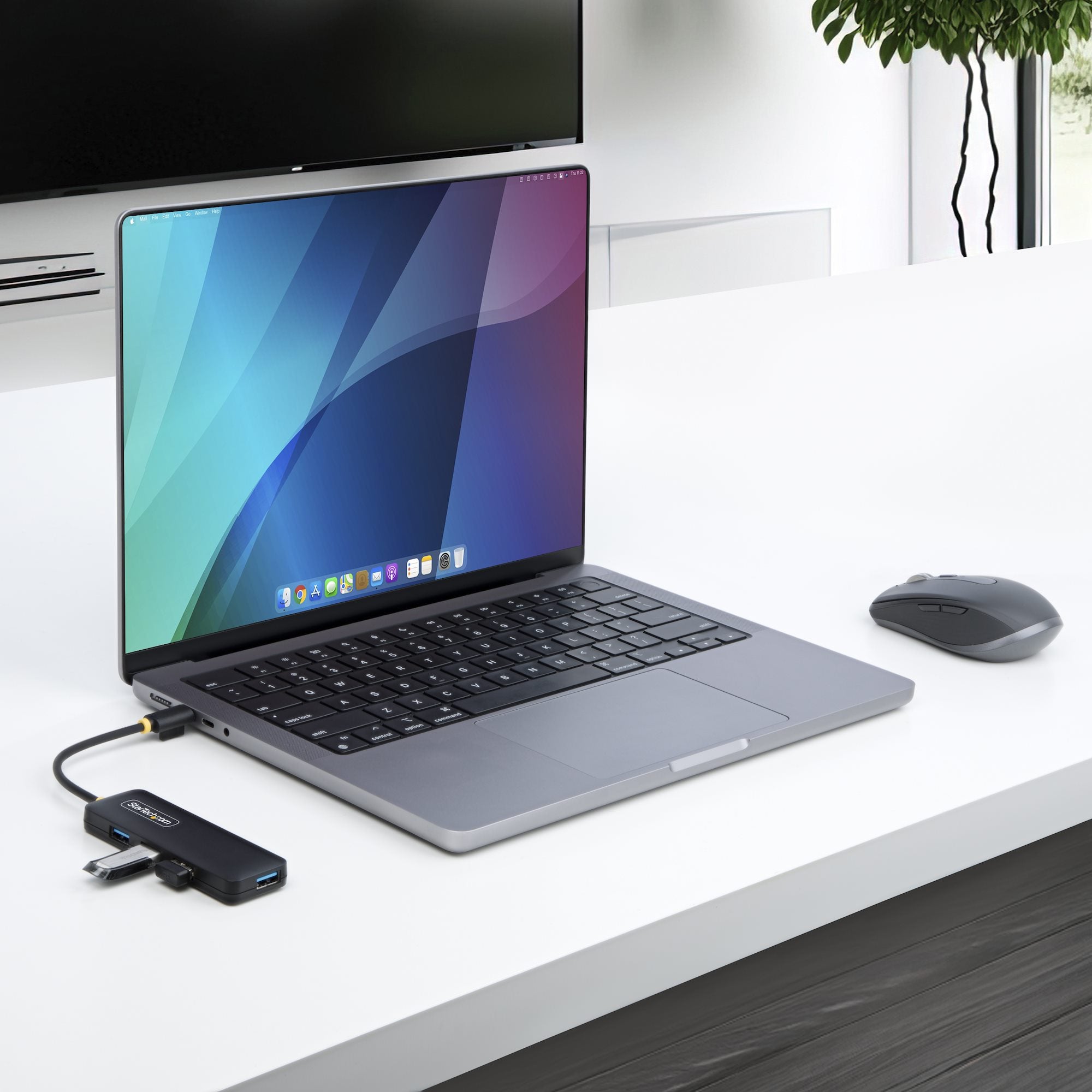 4-Port USB-C Hub Bus Powered 5Gbps